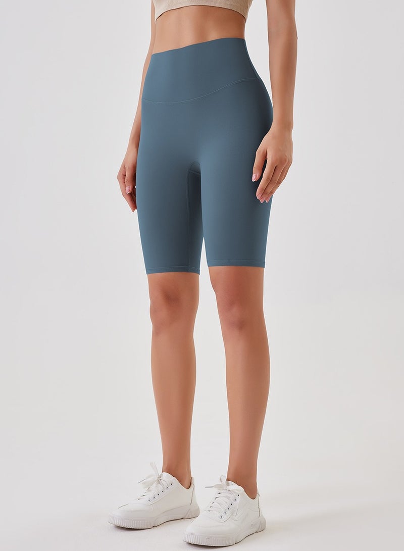 Yoga Tight Fitting Stretch Soft Pants Blue