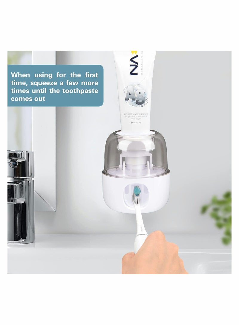Toothpaste Dispenser, Wall Mounted Hands Free Toothpaste Squeezer