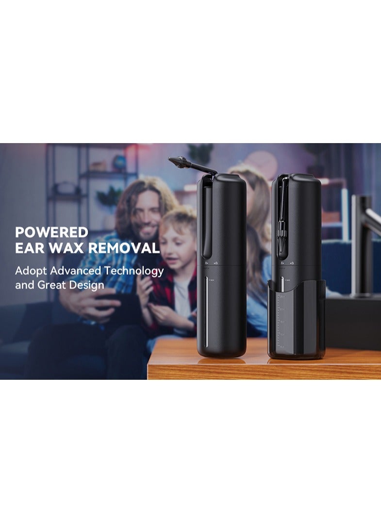 Ear Wax Removal - Electric Ear Irrigation Flushing System - Water Powered Ear Cleaner with 4 Pressure Modes - Safe and Effective Ear Cleaning Tool - Water Resistant USB Rechargeable