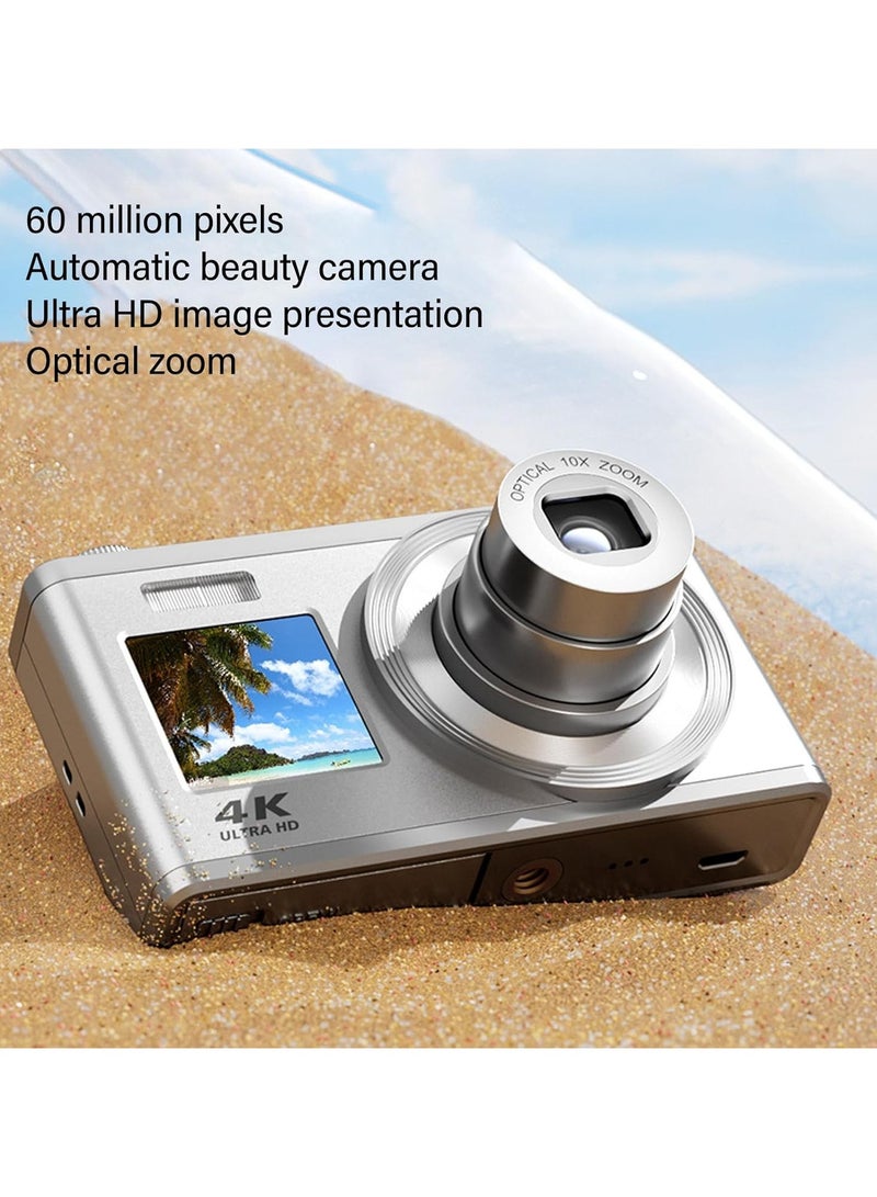 4K high-definition optical zoom digital camera camera dual screen selfie camera