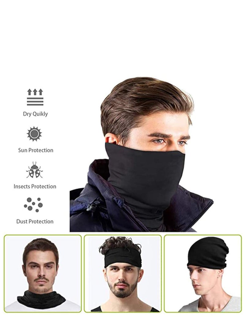 Bandana Headband Buff Neck Gaiter Stretchy Material Men Women for Running Cycling Hiking Yoga Basketball Camping Tennis Motorcycle Fishing Golf