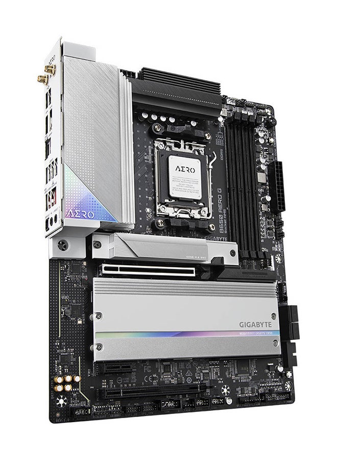 B650 AERO G AM5 ATX Motherboard, AMD B650 Chipset, 4x DDR5 DIMM, 192GB Max Capacity, 2.5GbE LAN / Wi-Fi 6E / Bluetooth V5.2, 1*PCIe 5.0, DP IN / HDMI, USB-C/3.2