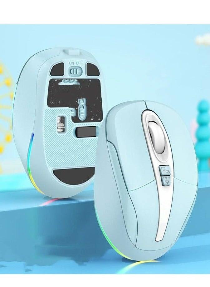 New RGB Wireless Bluetooth Mouse