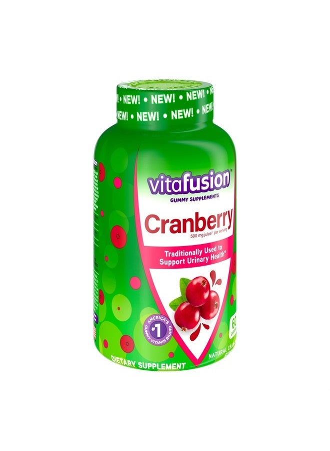 Cranberry Gummies for Women, 500mg Cranberry Juice Concentrate per Serving, 60ct