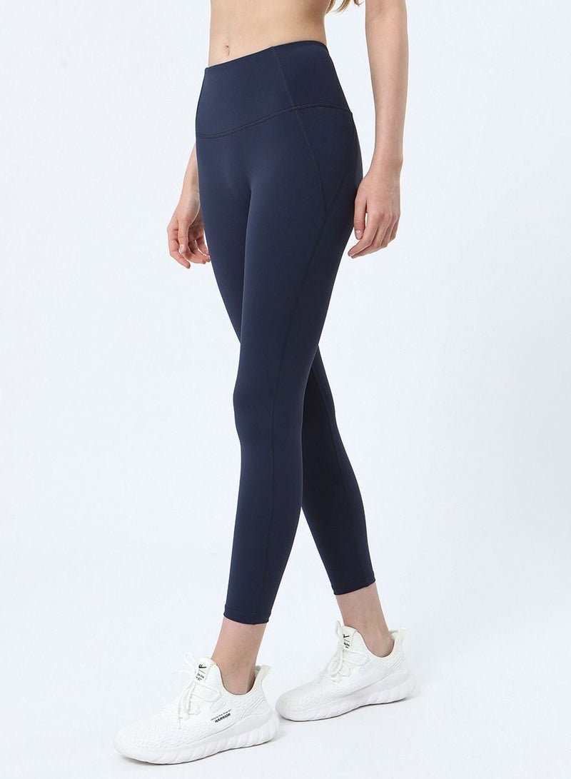 Yoga Tight Fitting Stretch Soft Pants Blue