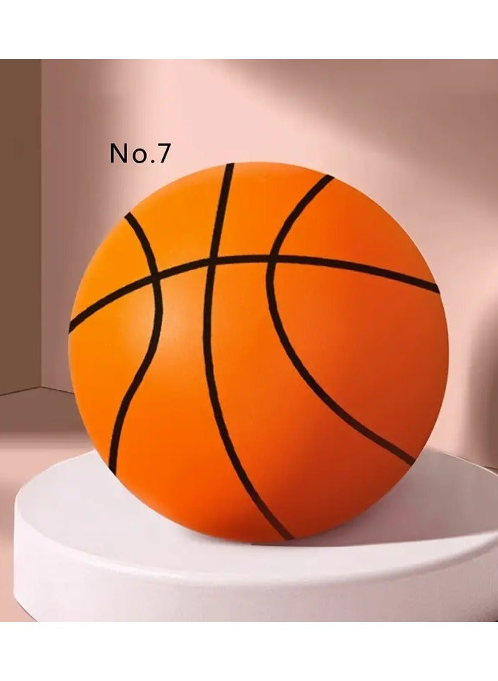 Indoor/Outdoor Basketballs for Men and Women, Official Size 7 Premium PU Leather/Rubber Basketballs Soft, Flexible, Lightweight, Easy to Grip Quiet Ball