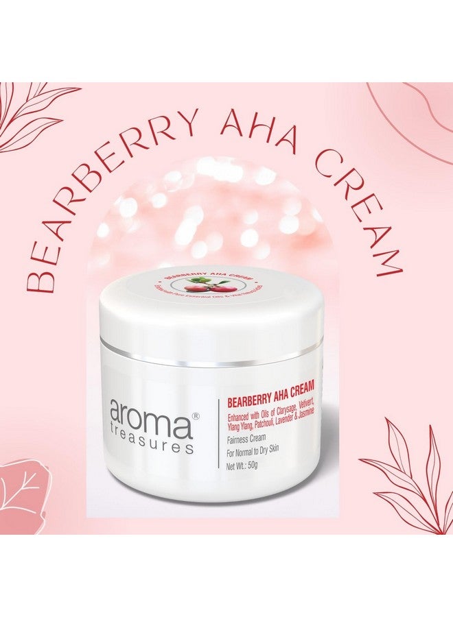 Bearberry Aha White Glow Face Cream For Women And Men Day Cream For Daily Use Natural White Glow Cream (50Gm)