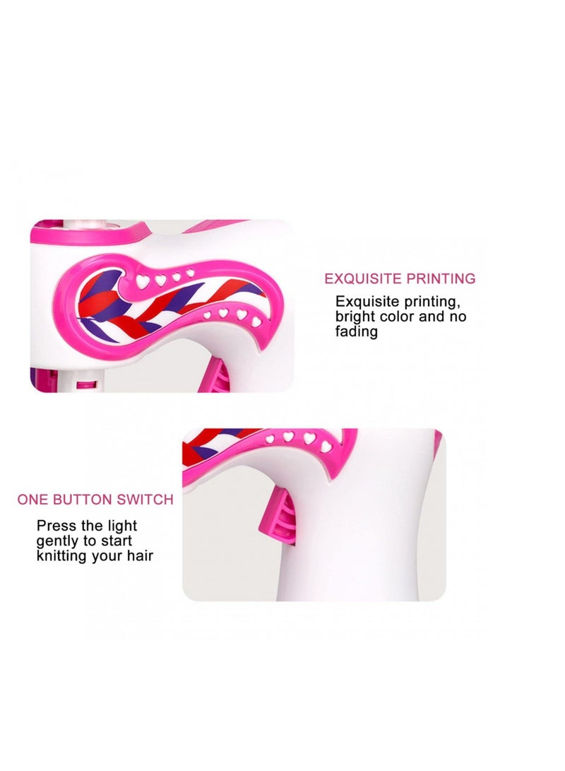 Automatic Hair Braiding Tool, Electric Hair Braider Hair Braiding Machine, Fashion Salon Toy Kits, Suitable for Kids Teen Girls DIY Hair Styling Salon Toy Kit, Batteries Not Included