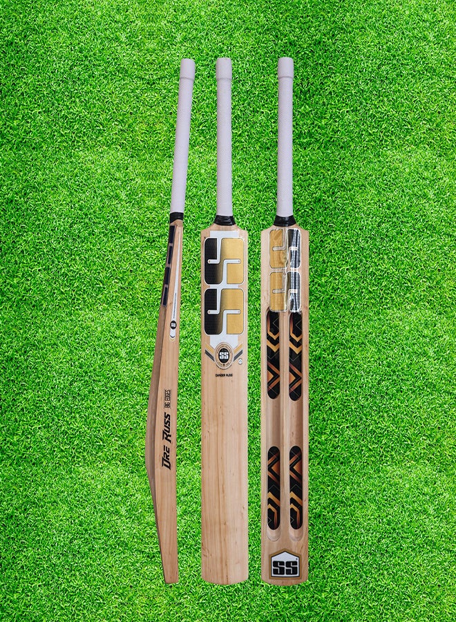 SS DRE RUSS Players Jumbo Tennis Ball Kashmir Willow Cricket Scoop Bat - SH