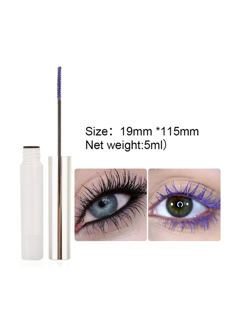 Colorful Waterproof Mascara for Eyelashes Set, Mascara for eyelashes Long lasting Fiber Lash Mascara for Women Eye Makeup