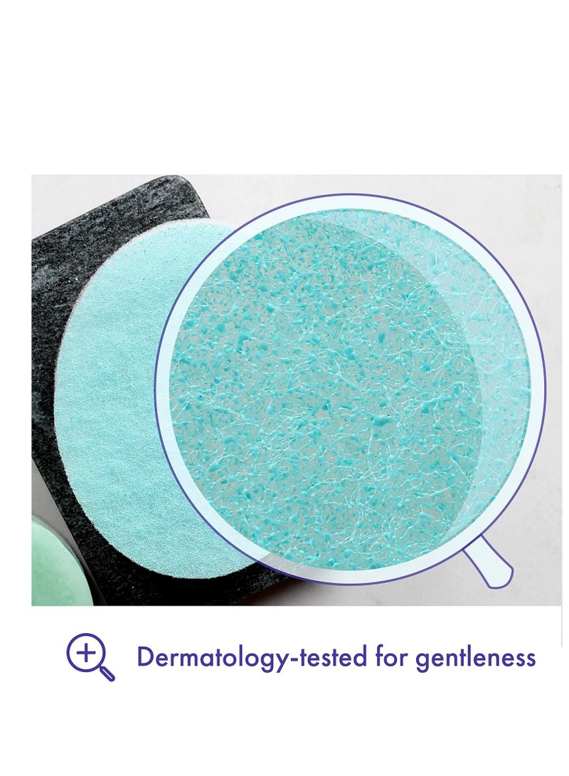 Buf-Puf Body Sponge, Bath Sponge, Dermatologist Developed, Cleanses Skin of Dirt, and Excess Oil, Reusable, Exfoliating, 1 Count