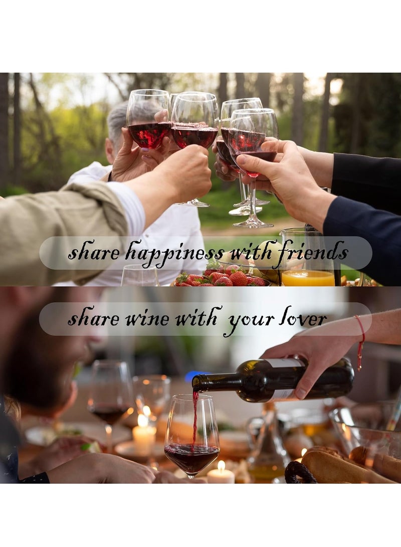 Wine Opener Air Pressure Pump Opener Set, Include Air Pressure Pump Bottle Opener With Foil Cutter, Aerator Pourer, Vacuum Stopper Efficient Corkscrew Bottle Opener, Great For Wine Lovers