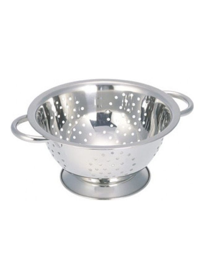 Stainless Steel Colander Silver 28cm