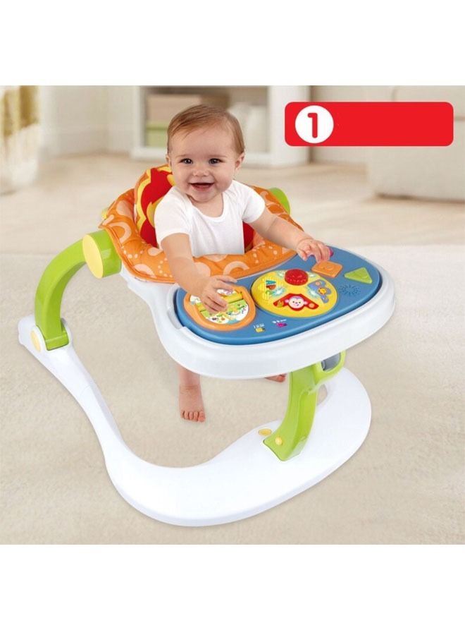 4 in 1 Activity Walker With Seat And Jumper Along With Lights Melodies And Interactive Toys For Babies And Toddlers