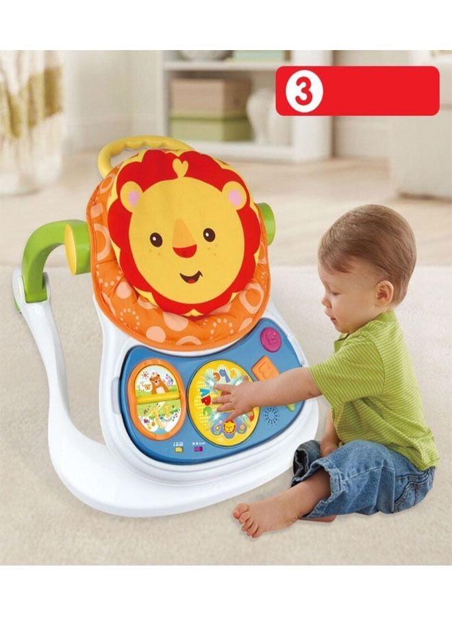 4 in 1 Activity Walker With Seat And Jumper Along With Lights Melodies And Interactive Toys For Babies And Toddlers