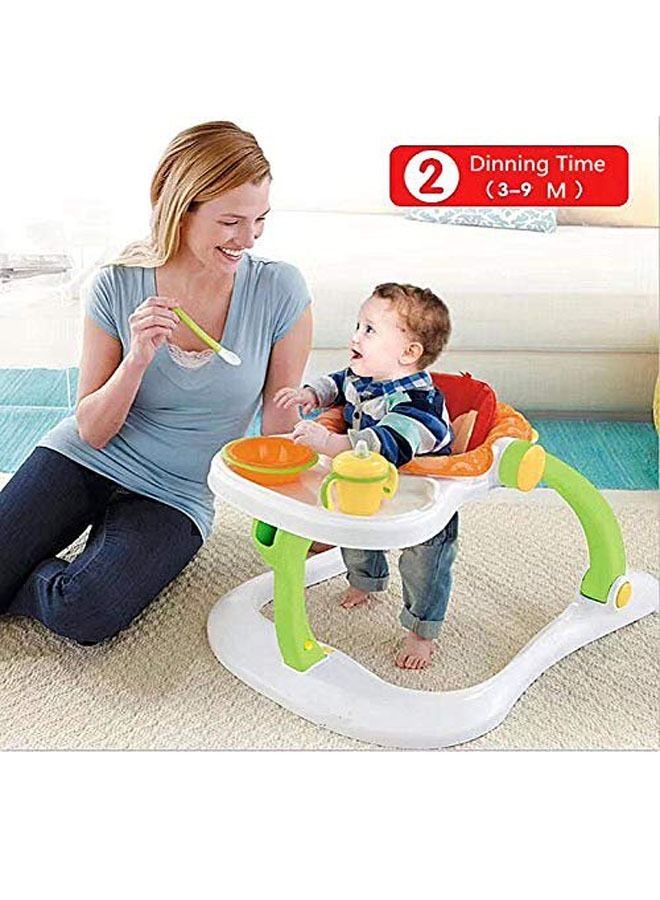 4 in 1 Activity Walker With Seat And Jumper Along With Lights Melodies And Interactive Toys For Babies And Toddlers