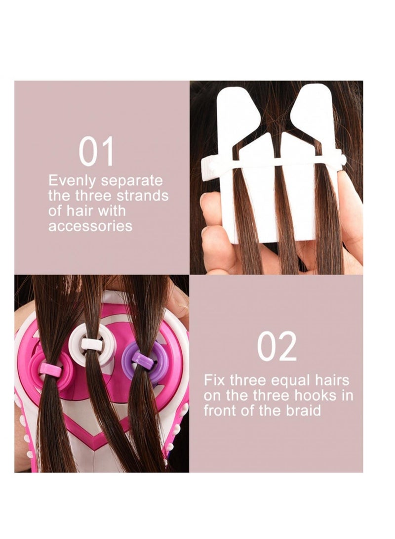 Automatic Hair Braiding Tool, Electric Hair Braider Hair Braiding Machine, Fashion Salon Toy Kits, Suitable for Kids Teen Girls DIY Hair Styling Salon Toy Kit, Batteries Not Included