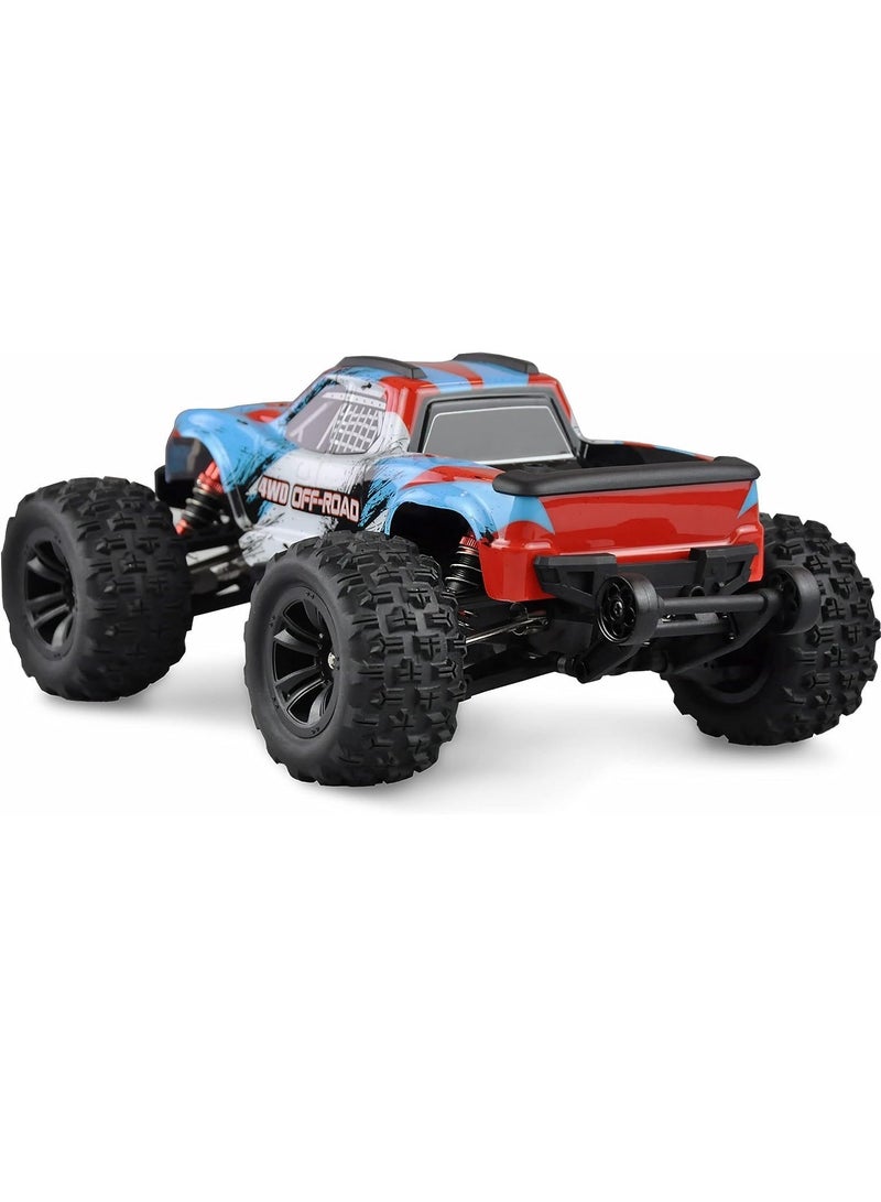 MJX Hyper GO 16208 Brushless Rc Hobby Gradetruck 1:16 Scale Radio Controlled Off-Roader Electronic Monster Rtr All Terrain-Blue