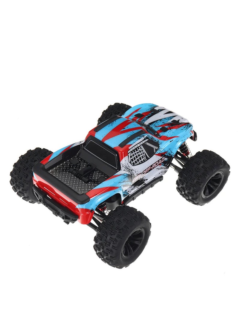 MJX Hyper GO 16208 Brushless Rc Hobby Gradetruck 1:16 Scale Radio Controlled Off-Roader Electronic Monster Rtr All Terrain-Blue