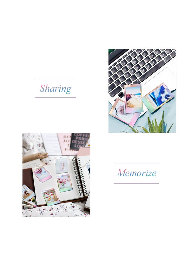 10-Piece Instax Mini Photo Paper Film 8.6x5.4cm Mermaid Tail