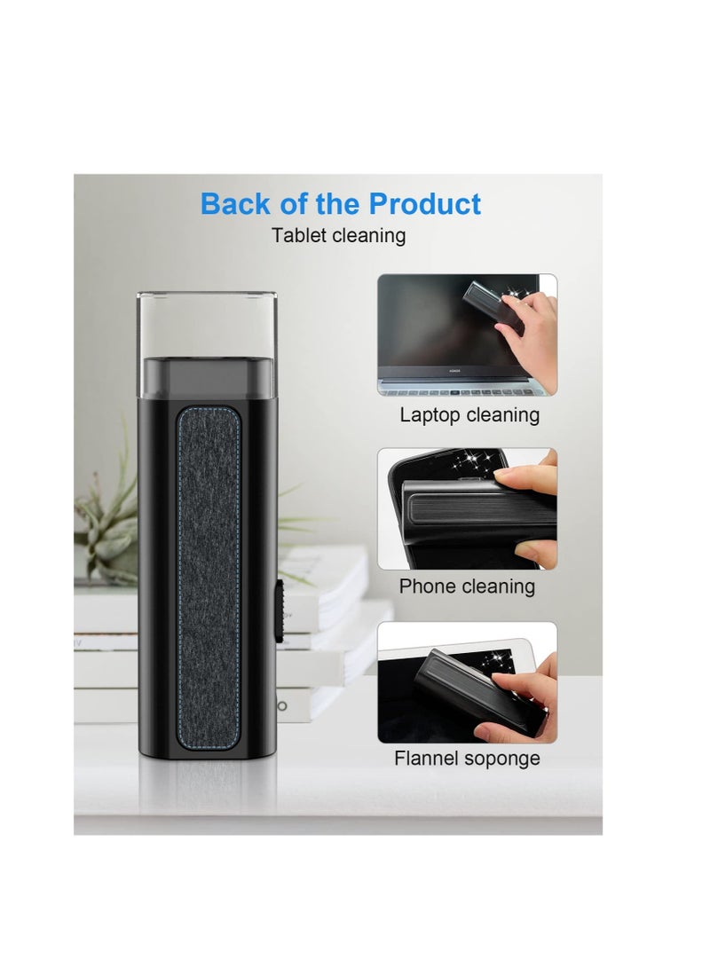 8 in 1 Cleaner Kit for Airpod, Earphone Cleaner Kit, Cleaning Pen with Brush, Multifunctional Cleaning Kit for Keyboard, Airpods, Computer, Laptop (Black)