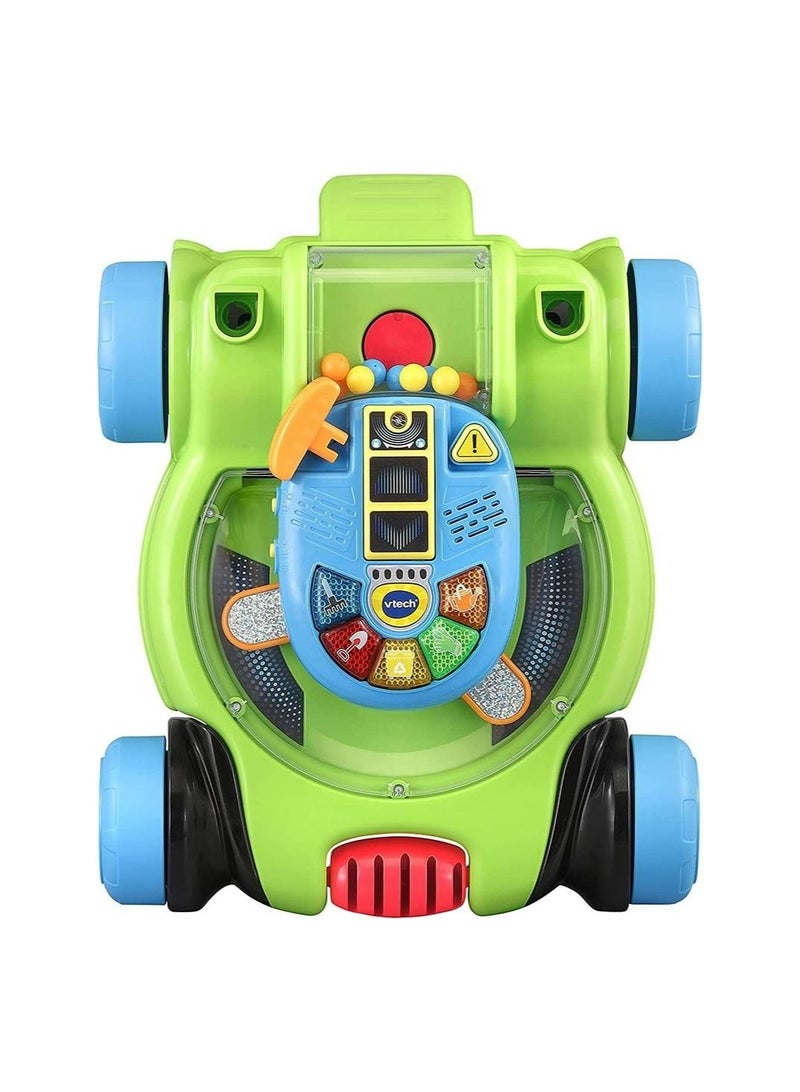 Pop And Spin Mower Toy Summer Outdoor Push Toys - Green
