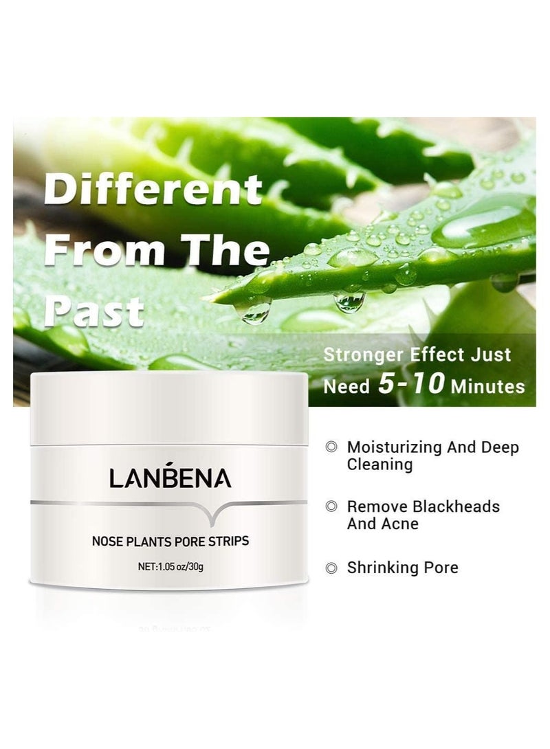 Lanbena Blackhead Remover Mask Charcoal Mask Peel off Mask Facial Pore Cleanser Purifying Face Mask Nose strips