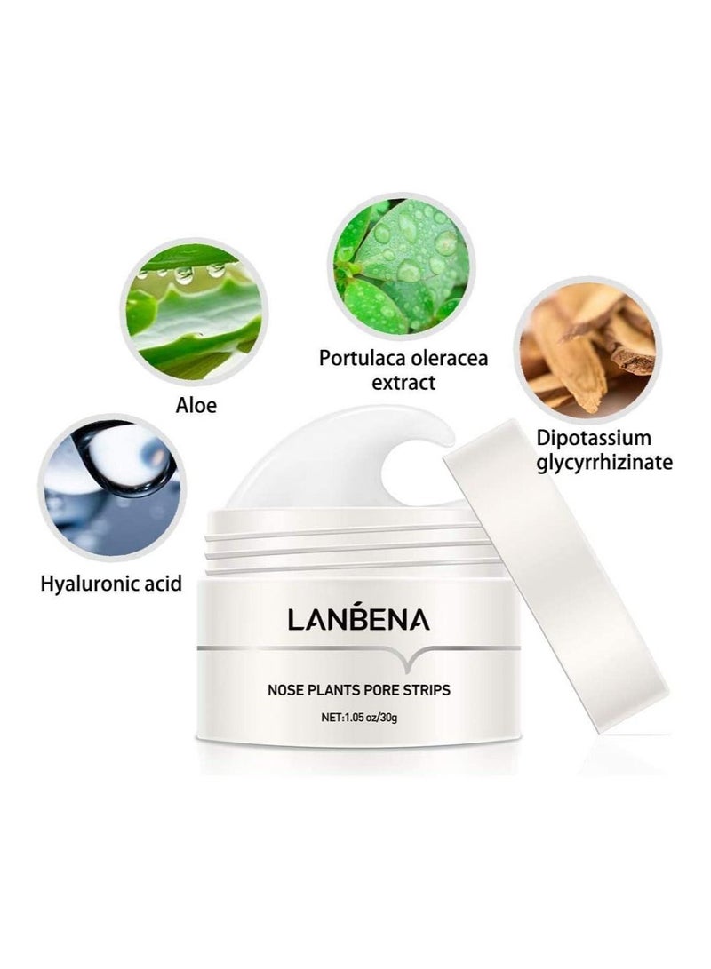 Lanbena Blackhead Remover Mask Charcoal Mask Peel off Mask Facial Pore Cleanser Purifying Face Mask Nose strips