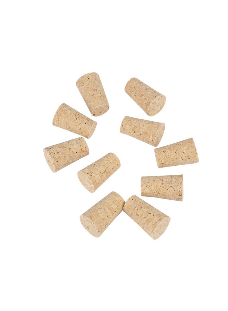 Tapered Corks, 50 Pcs Natural Tapered Corks, Wine Corks, Reusable Straight Wine Corks Stopper,  22 * 18 * 35mm Wooden Wine / Beer Bottle Stopper, Premium Corks, for Wine Making Craft