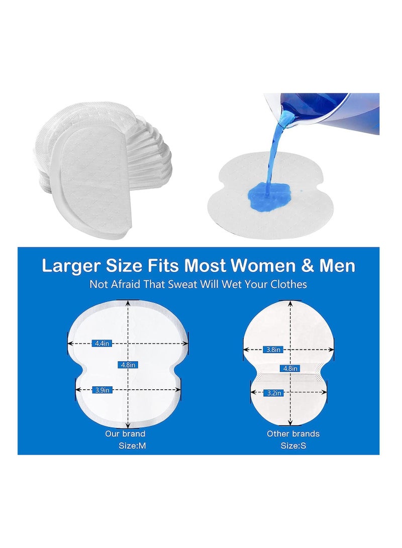 Underarm Sweat Pads,(100 Packs)premium quality Fight Hyperhidrosis for Men and Women Comfortable Unflavored, Non Visible, Extra Adhesive, Disposable Non Sweat Armpit Protection