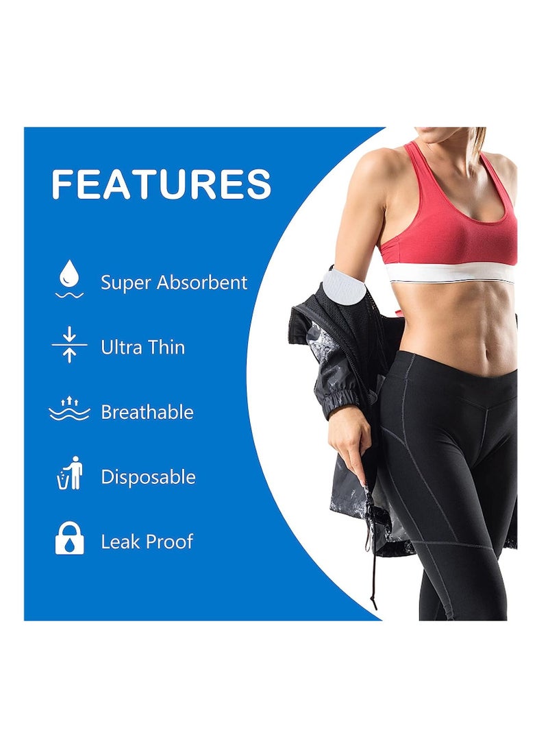 Underarm Sweat Pads,(100 Packs)premium quality Fight Hyperhidrosis for Men and Women Comfortable Unflavored, Non Visible, Extra Adhesive, Disposable Non Sweat Armpit Protection