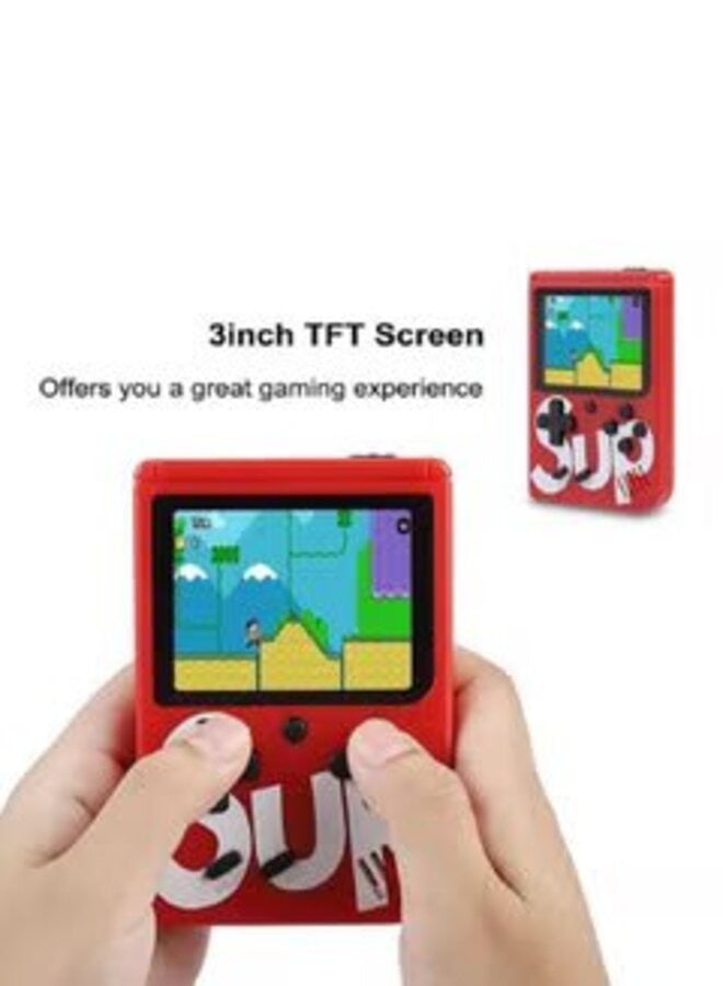 SUP Game Box Plus 400 in 1 Retro Games UPGRADED VERSION mini Portable Console (Red)