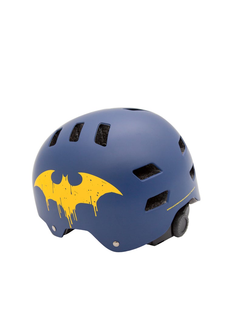 Spartan Batman Multisport Helmet for Kids Ages 6-14 - Ideal for Cycling, Skateboarding, Skiing, Snowboarding, and More