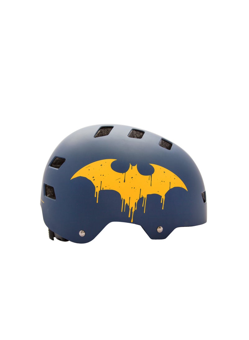 Spartan Batman Multisport Helmet for Kids Ages 6-14 - Ideal for Cycling, Skateboarding, Skiing, Snowboarding, and More