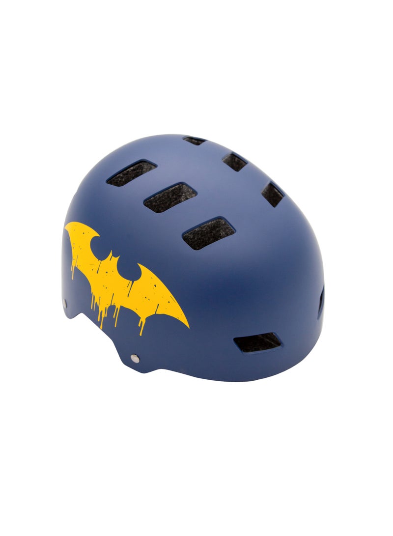 Spartan Batman Multisport Helmet for Kids Ages 6-14 - Ideal for Cycling, Skateboarding, Skiing, Snowboarding, and More