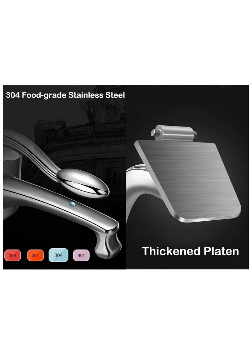 Real Stainless Steel Lemon Squeezer Citrus Juicer Hand Press Heavy Duty Manual Squeeze Juice Extractor Maker Orange Lime Grapefruit Presser