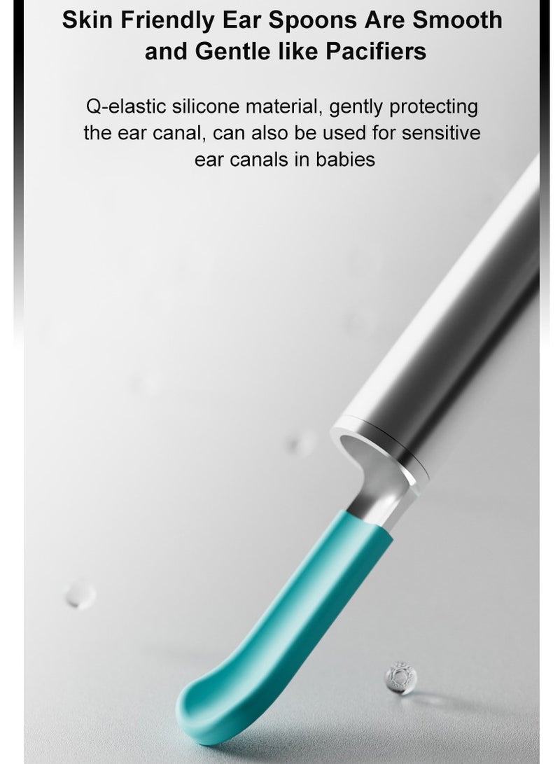 Ear Wax Removal kit  Ear Wax Removal Tool Wax Elimination Tweezers and Wireless Visible Ear Cleaner Ear Wax Cleaning Tools with Camera for iOS, Android Phones