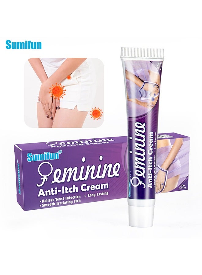 Anti-Ltch Cream,for Skin Itching Relief,Topical Relief，Long Lasting Relifeye Yeast Infeeton Natural Herbal Cream 20g