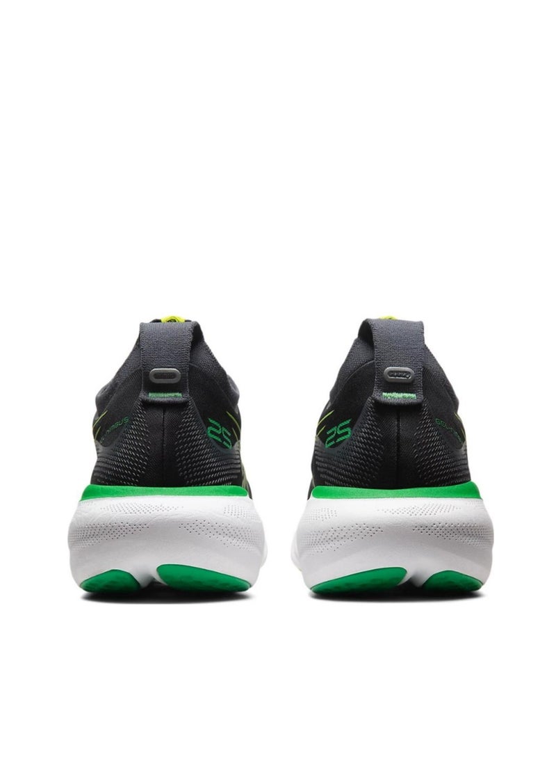 Men Gel-Nimbus 25 Outdoor Running Sneakers Black/Green/Yellow