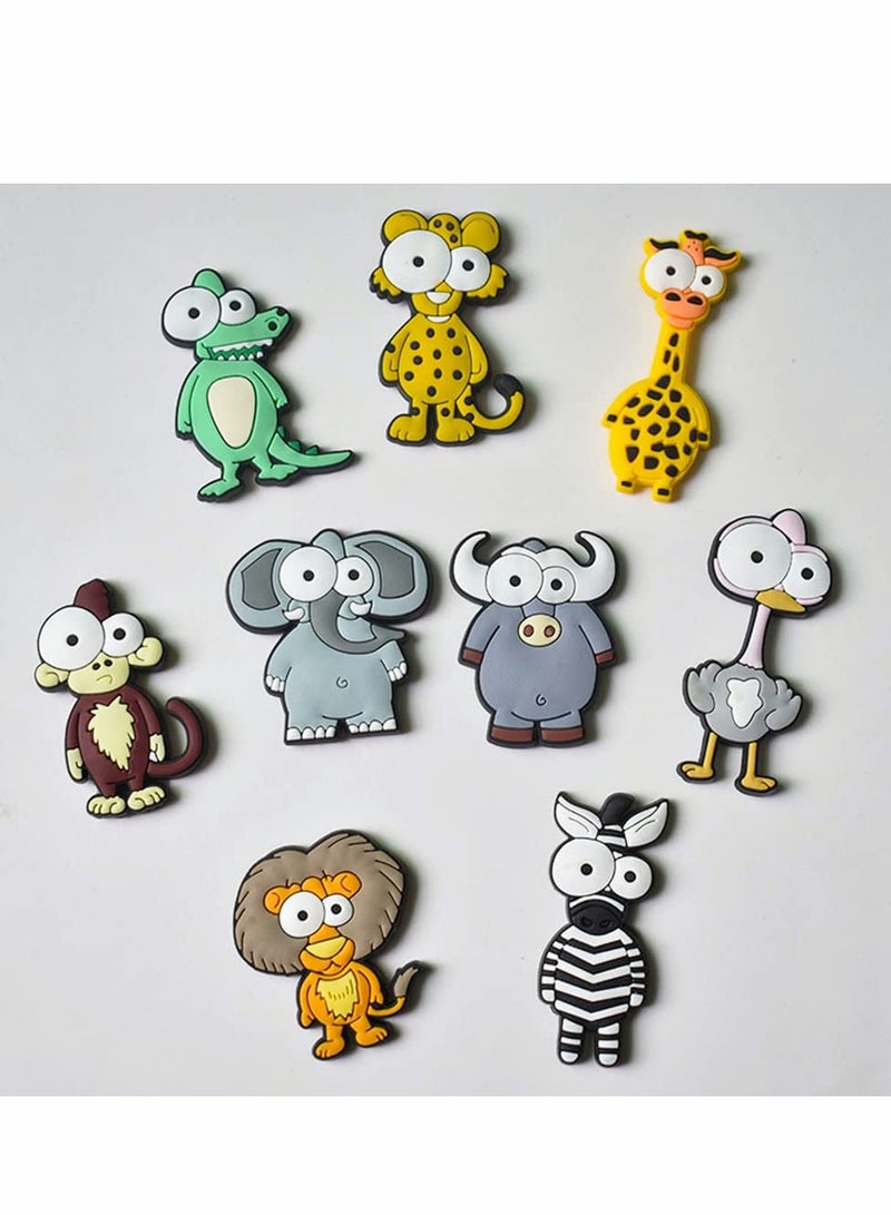 Fridge Refridge Magnets Set, 9 Pcs Cute Fridge Magnets Animals Whiteboard Magnets Set, Funny Office Notice Message for Kids Activity Home Kitchen Decoration Accessories Travel Souvenirs