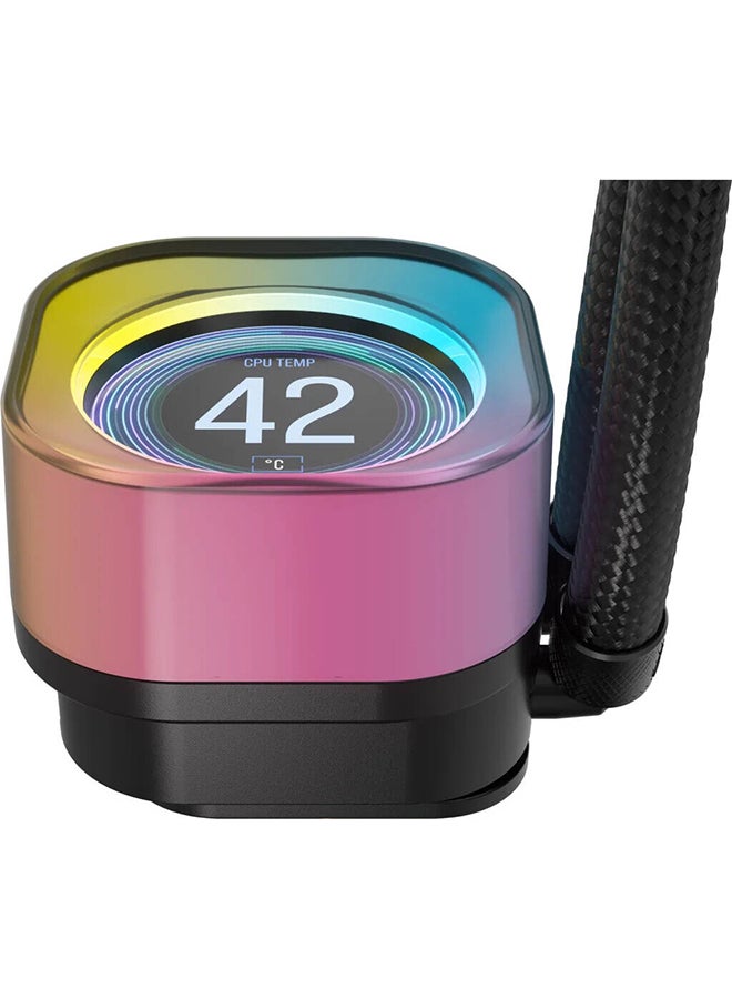 iCUE LINK H170i RGB AIO LCD Liquid CPU Cooler, 420mm Radiator, 2.1