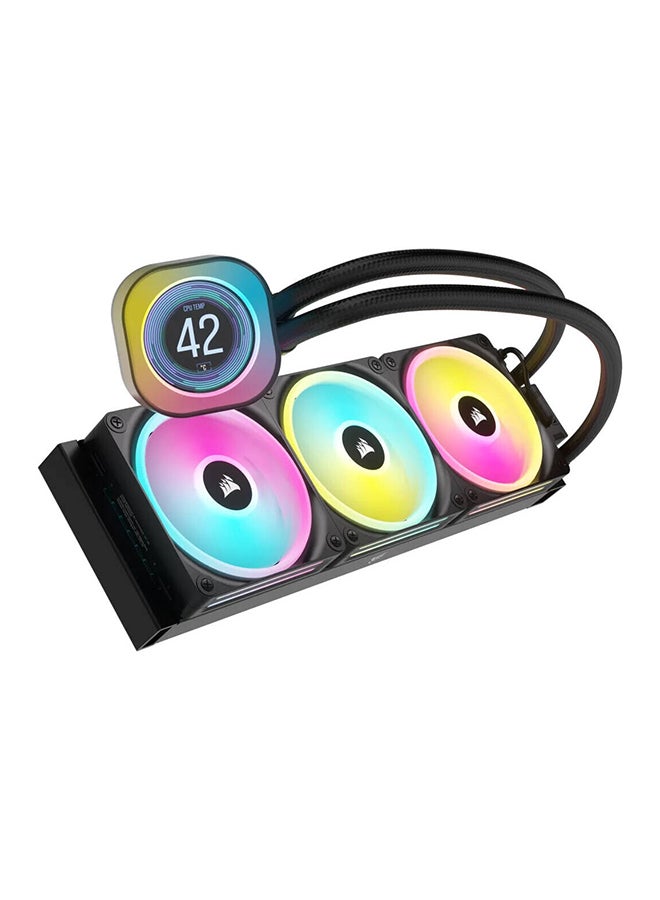 iCUE LINK H170i RGB AIO LCD Liquid CPU Cooler, 420mm Radiator, 2.1