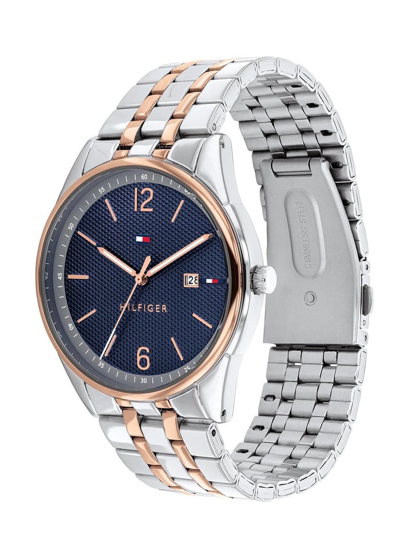 Men's Analog Round Stainless Steel Wrist Watch 1710437 - 42 mm