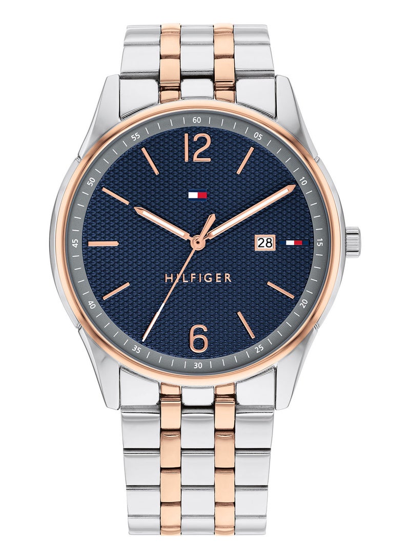 Men's Analog Round Stainless Steel Wrist Watch 1710437 - 42 mm