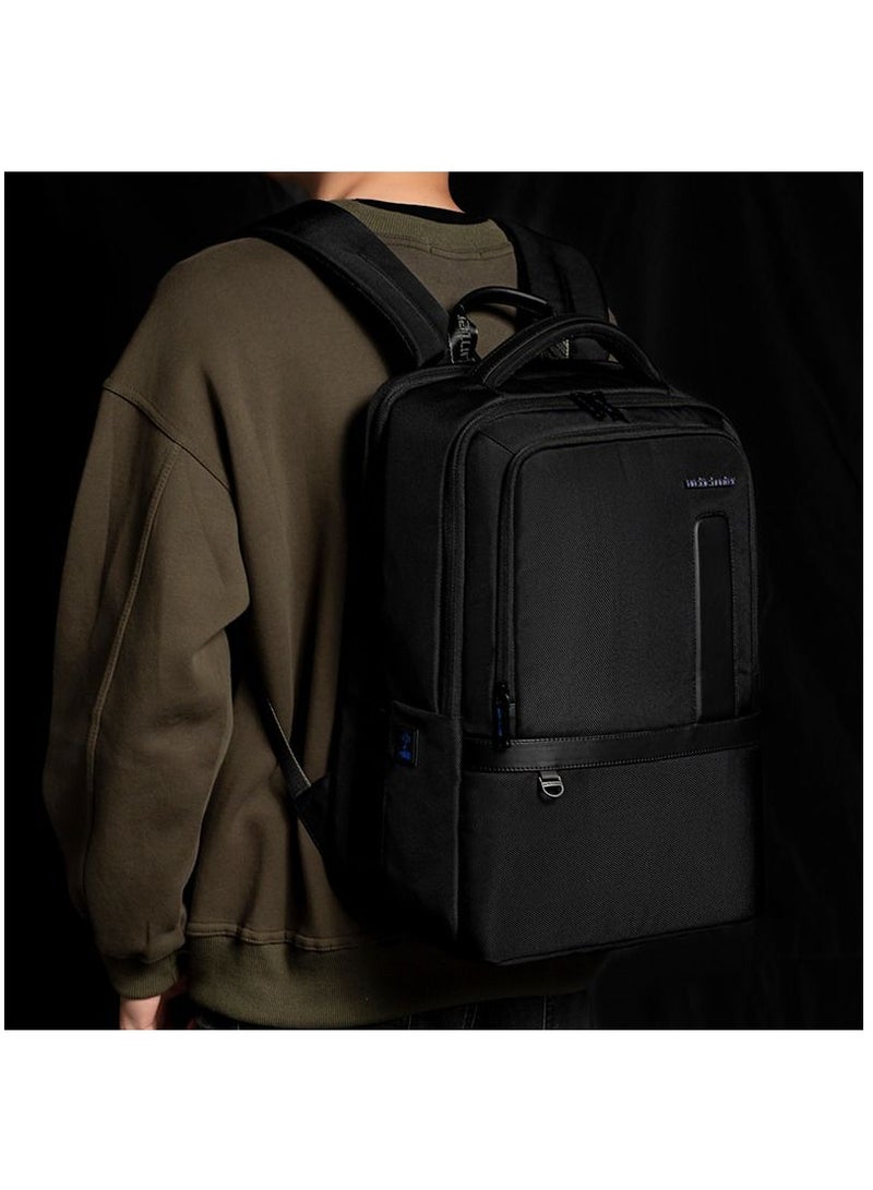 Travel Backpack Large Capacity Laptop Backpack Men and Women Business Travel Bag School Bag Multifunctional B00490 Black