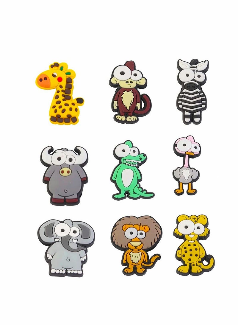 Fridge Refridge Magnets Set, 9 Pcs Cute Fridge Magnets Animals Whiteboard Magnets Set, Funny Office Notice Message for Kids Activity Home Kitchen Decoration Accessories Travel Souvenirs