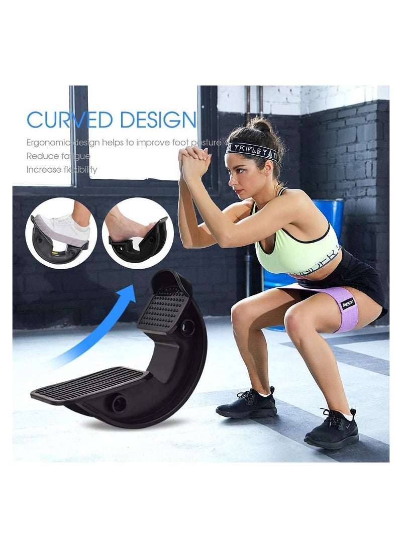 Foot Rocker Calf Stretcher for Achilles Tendinitis Heel Feet Shin Splint Plantar Fasciitis Pain Relief Stretches Strained Leg Muscle Ankle Wedge Stretch Improves Flexibility
