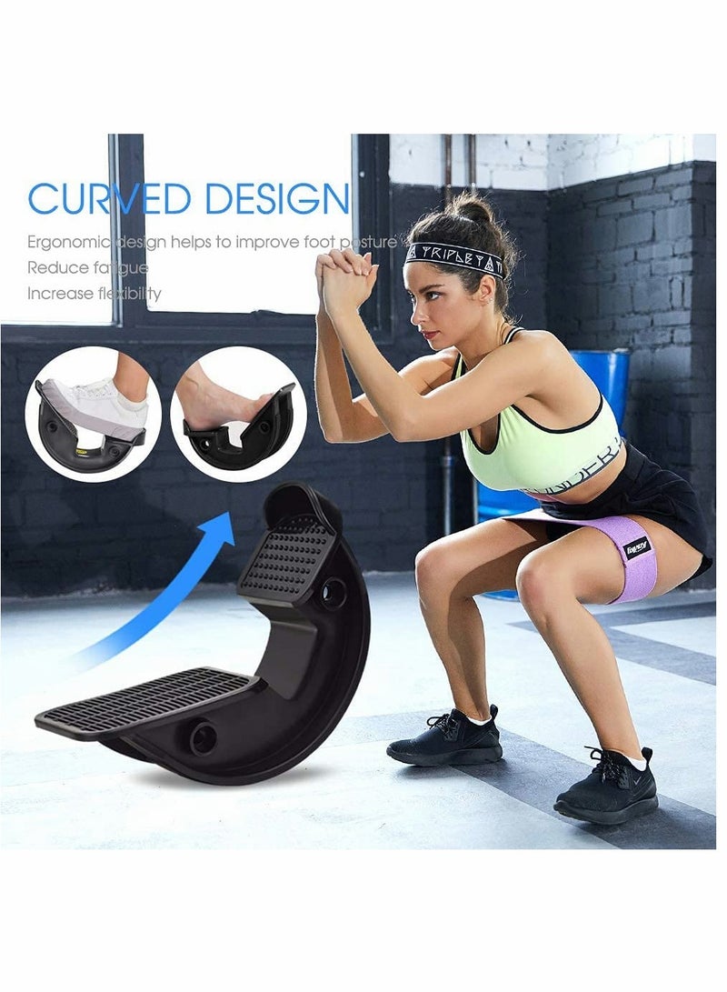 Foot Rocker Calf Stretcher for Achilles Tendinitis, Heel, Feet, Shin Splint, Plantar Fasciitis Pain Relief - Stretches Strained Leg Muscle Ankle Wedge Stretch Improves Flexibility