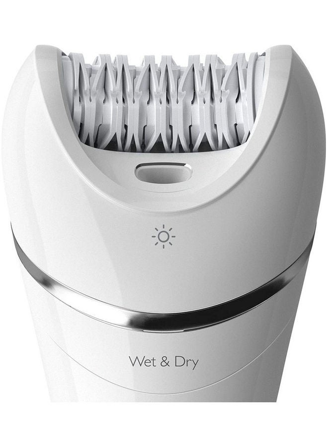 BRE700 Series 8000 Wet and Dry Epilator White/Silver 18x7x7cm