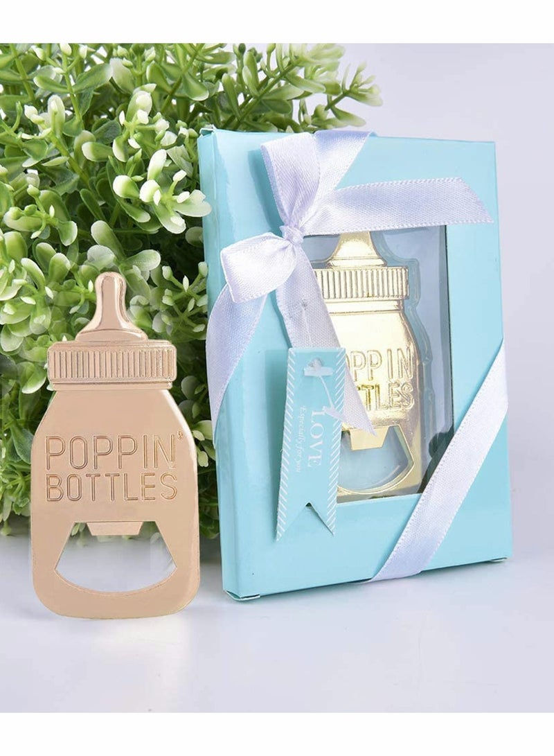 12 Pieces Bottle Opener Baby Shower Favor for Guest, Party Decoration Supplies